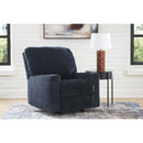  Manufacturer Color_Ink -- Signature Design by Ashley Aviemore Rocker Fabric Recliner IMAGE 6