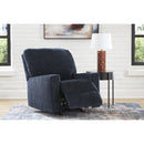 Manufacturer Color_Ink -- Signature Design by Ashley Aviemore Rocker Fabric Recliner IMAGE 7
