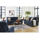  Manufacturer Color_Ink -- Signature Design by Ashley Aviemore Rocker Fabric Recliner IMAGE 8