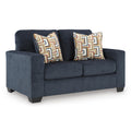  Manufacturer Color_Ink -- Signature Design by Ashley Aviemore Stationary Fabric Loveseat IMAGE 1