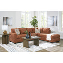  Manufacturer Color_Spice  -- Aviemore 24304S2 2 pc Sectional with Chaise IMAGE 4
