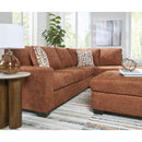  Manufacturer Color_Spice  -- Aviemore 24304S2 2 pc Sectional with Chaise IMAGE 6