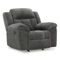  Manufacturer Color_Graphite -- Signature Design by Ashley Frohn Rocker Fabric Recliner IMAGE 1