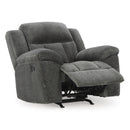  Manufacturer Color_Graphite -- Signature Design by Ashley Frohn Rocker Fabric Recliner IMAGE 2