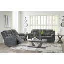  Manufacturer Color_Graphite -- Signature Design by Ashley Frohn Reclining Fabric Sofa IMAGE 10
