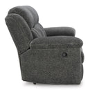  Manufacturer Color_Graphite -- Signature Design by Ashley Frohn Reclining Fabric Sofa IMAGE 3