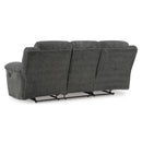  Manufacturer Color_Graphite -- Signature Design by Ashley Frohn Reclining Fabric Sofa IMAGE 4