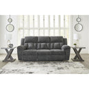  Manufacturer Color_Graphite -- Signature Design by Ashley Frohn Reclining Fabric Sofa IMAGE 5