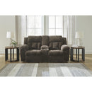  Manufacturer Color_Chocolate -- Frohn 3740794 Double Reclining Loveseat with Console IMAGE 6