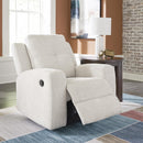  Manufacturer Color_Stone -- Signature Design by Ashley Danum Fabric Recliner with Wall Recline IMAGE 8