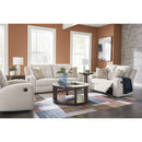  Manufacturer Color_Stone -- Signature Design by Ashley Danum Fabric Recliner with Wall Recline IMAGE 9