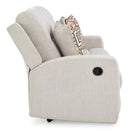  Manufacturer Color_Stone -- Signature Design by Ashley Danum Reclining Fabric Sofa IMAGE 4