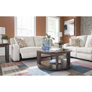  Manufacturer Color_Stone -- Signature Design by Ashley Danum Reclining Fabric Sofa IMAGE 9