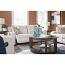  Manufacturer Color_Stone -- Signature Design by Ashley Danum Stationary Fabric Loveseat IMAGE 10