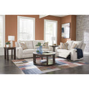 Manufacturer Color_Stone -- Signature Design by Ashley Danum Stationary Fabric Loveseat IMAGE 11