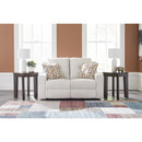  Manufacturer Color_Stone -- Signature Design by Ashley Danum Stationary Fabric Loveseat IMAGE 6