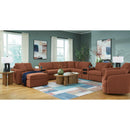  Manufacturer Color_Spice  -- Signature Design by Ashley Modmax Fabric 8 pc Sectional IMAGE 3