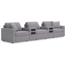  Manufacturer Color_Granite  -- Modmax 92104S15 5 pc Sectional with Audio Consoles IMAGE 1