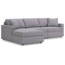  Manufacturer Color_Granite  -- Modmax 92104S17 3 pc Sectional with Chaise IMAGE 1
