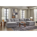  Manufacturer Color_Granite  -- Modmax 92104S19 4 pc Double Chaise Sectional IMAGE 3