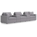  Manufacturer Color_Granite  -- Modmax 92104S9 5 pc Sectional with Storage Consoles IMAGE 1