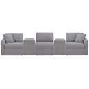  Manufacturer Color_Granite  -- Modmax 92104S9 5 pc Sectional with Storage Consoles IMAGE 2