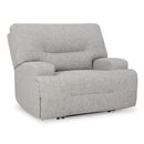  Manufacturer Color_Pewter -- Signature Design by Ashley Acklen Place Power Fabric Recliner IMAGE 1