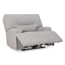  Manufacturer Color_Pewter -- Signature Design by Ashley Acklen Place Power Fabric Recliner IMAGE 2
