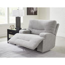  Manufacturer Color_Pewter -- Signature Design by Ashley Acklen Place Power Fabric Recliner IMAGE 8
