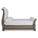  Size_California King  -- Ardenfield B944B5 California King Upholstered Sleigh Bed IMAGE 3