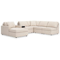  Manufacturer Color_Oyster -- Modmax 92103S24 6 pc Sectional with Chaise and Audio Console IMAGE 1