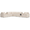  Manufacturer Color_Oyster  -- Modmax 92103S30 8 pc Sectional with Audio and Storage Consoles IMAGE 1
