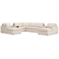  Manufacturer Color_Oyster -- Modmax 92103S31 8 pc Double Chaise Sectional with Audio and Storage Consoles IMAGE 1