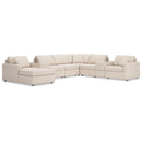  Manufacturer Color_Oyster  -- Modmax 92103S43 8 pc Sectional with Chaise and Storage Consoles IMAGE 1