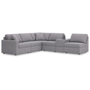  Manufacturer Color_Granite  -- Modmax 92104S20 6 pc Sectional with Storage Console IMAGE 1