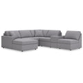  Manufacturer Color_Granite -- Modmax 92104S21 6 pc Sectional with Chaise and Storage Console IMAGE 1