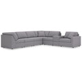  Manufacturer Color_Granite -- Modmax 92104S32 7 pc Sectional with Storage Console IMAGE 1