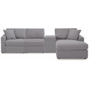 Manufacturer Color_Granite  -- Modmax 92104S40 4 pc Sectional with Chaise and Storage Console IMAGE 2