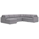 Manufacturer Color_Granite  -- Modmax 92104S45 6 pc Sectional with Chaise IMAGE 1