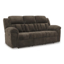 Manufacturer Color_Chocolate  -- Frohn 3740788C Reclining Sofa IMAGE 1