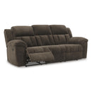 Manufacturer Color_Chocolate  -- Frohn 3740788C Reclining Sofa IMAGE 2