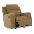  Manufacturer Color_Honey  -- Signature Design by Ashley Kanlow Rocker Fabric Recliner IMAGE 2