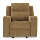  Manufacturer Color_Honey  -- Signature Design by Ashley Kanlow Rocker Fabric Recliner IMAGE 3