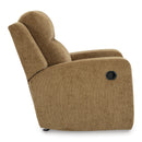  Manufacturer Color_Honey  -- Signature Design by Ashley Kanlow Rocker Fabric Recliner IMAGE 4