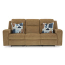  Manufacturer Color_Honey  -- Signature Design by Ashley Kanlow Reclining Fabric Sofa IMAGE 3