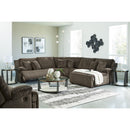  Manufacturer Color_Chocolate  -- Signature Design by Ashley Top Tier Rocker Fabric Recliner IMAGE 11