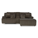  Manufacturer Color_Chocolate  -- Signature Design by Ashley Top Tier Reclining Fabric Sofa IMAGE 1