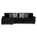  Manufacturer Color_Onyx -- Signature Design by Ashley Midnight Madness Fabric 2 pc Sectional IMAGE 1