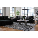  Manufacturer Color_Onyx -- Signature Design by Ashley Midnight Madness Fabric 2 pc Sectional IMAGE 5