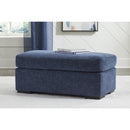  Manufacturer Color_Navy  -- Benchcraft Evansley Stationary Fabric Chair with Ottoman IMAGE 4